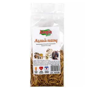 ALEGIA Dried mealworm - godbidder til gnavere - 60g