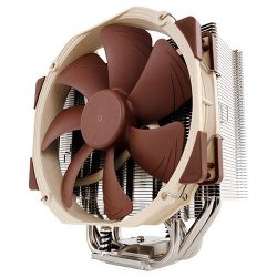 Noctua NH-U14S PC-klerkomponent Processor Kler 12 cm Brun, Rustfrit stl