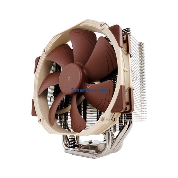 Noctua NH-U14S PC-klerkomponent Processor Kler 12 cm Brun, Rustfrit stl