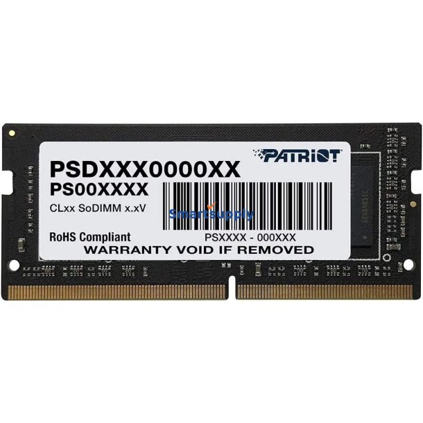 Patriot SO-DIMM DDR4 16GB 3200MHz Bulk Rank1 2Gx8