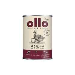 OLLO Pure Duck with apple - vdfoder til hunde - 400g