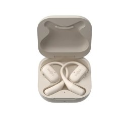 Shokz Openfit-Hovedtelefoner Trdlse Opkald Med rekrog/Musik/Sport/Hverdag Bluetooth Hvid