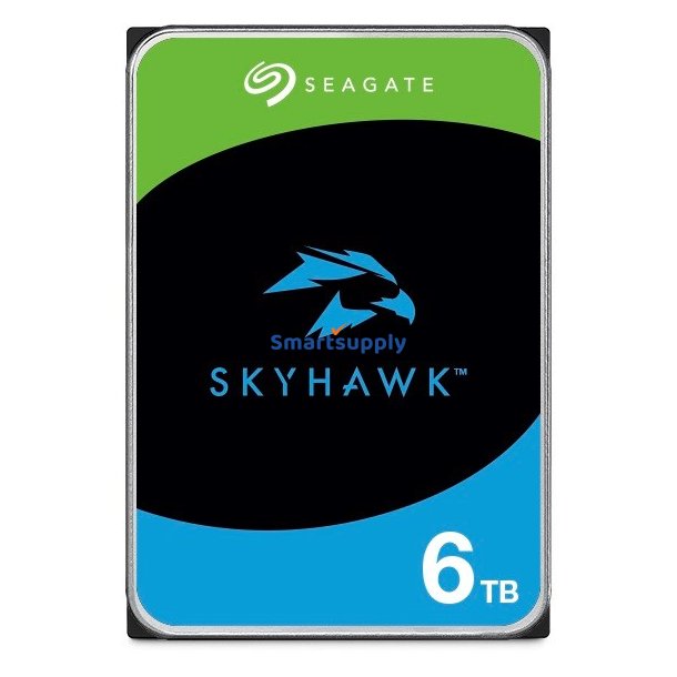 Seagate Skyhawk Intern Harddisk 6 TB 256 MB 3,5" Serial ATA III (St6000vx009)