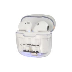Esperanza EH237W Bluetooth-hovedtelefoner TWS Hvid