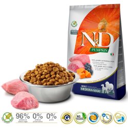 Farmina Pet Food 8010276033369 trfoder til hund 12 kg Voksen Blbr, Lam, Grskar