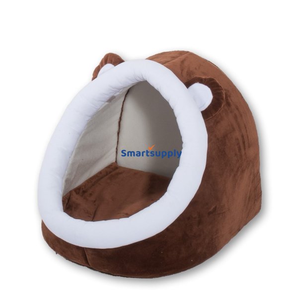 Go Gift Katteseng - Brun-Hvid - 40X45x34 cm