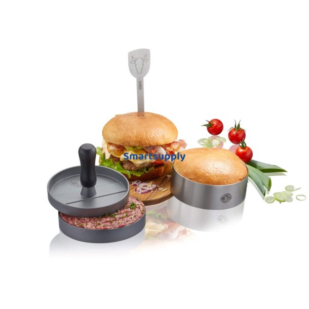 GEFU BBQ G-89494 - Burgerst i 3 dele