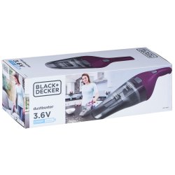 Black & Decker NVC115W hndholdt stvsuger Gr, Lilla Posels