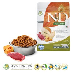 FARMINA N&D Pumpkin Cat Duck and Cantaloupe Melon Adult - trfoder til kattekillinger - 300 g