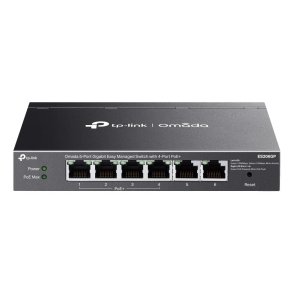 TP-Link Omada ES206GP netvrksswitch Administreret Gigabit Ethernet (10/100/1000) Strm over Ethernet (PoE) Sort