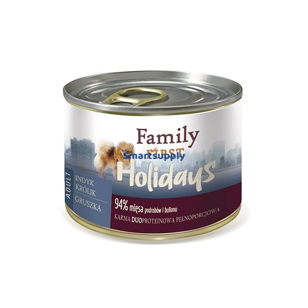 Family First Sm Racer Kalkun, Kanin, - Vdfoder Til Hunde - 200 G
