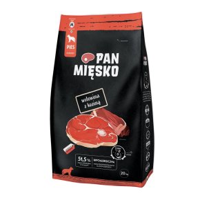 PAN MISKO Beef with goat M - trfoder til hunde - 20kg