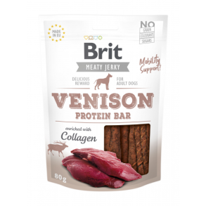 BRIT Meaty Jerky Venison Protein - Hundegodbidder - 200 g