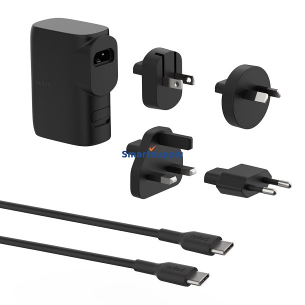 Belkin Bpz003bt1mbk-B6 Universal Black AC Hurtig Opladning Indendrs