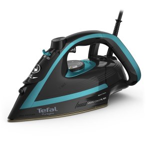 Tefal Puregliss FV8066 Tr & dampstrygejern Durilium AirGlide Autoclean soleplate 3000 W Sort, Bl