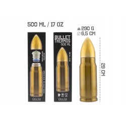 Bullet Messing termokande 500 ml