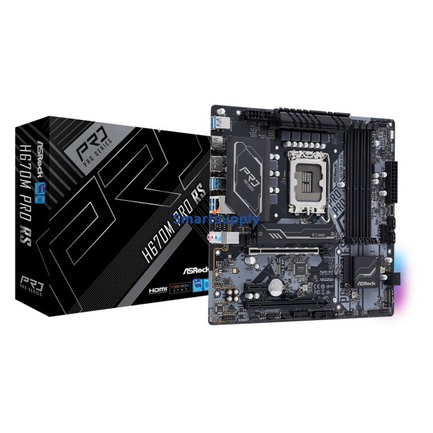 Asrock H670m Pro Rs Intel H670 Lga 1700 Mikro Atx