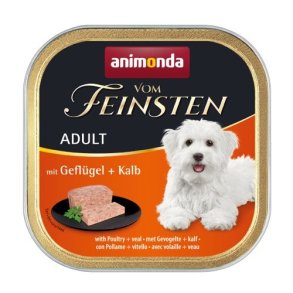 ANIMONDA Vom Feinsten Adult Poultry and veal - vdt hundefoder - 150g