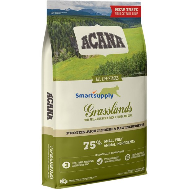 Acana Grasslands Cat - Trfoder Til Kat - 4,5 Kg