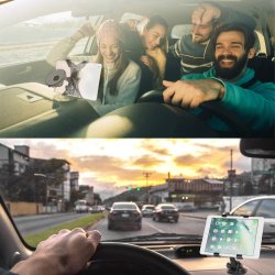 Techly Universal Car Sucker Stand Til Tablet 7-10,1" I-Tablet-Vent