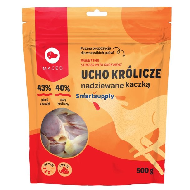 Maced And Med Kaninre - Hundetygge - 500G