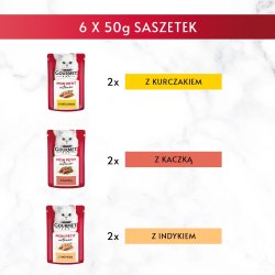 GOURMET Mon Petit Poultry Mix - vdt kattefoder - 6 x 50 g