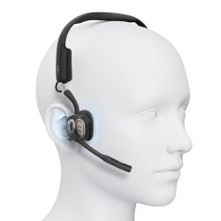 Shokz Openmeet Uc Trdlst Bluetooth Bone Conduction Videokonference-Headset Med Usb-A-Adapter