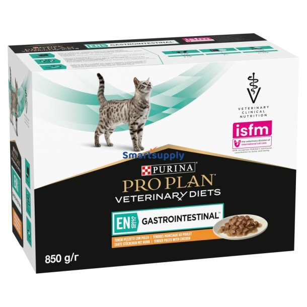 PURINA Pro Plan Veterinary Diets EN St/Ox Gastrointestinal - vd kattefoder - 10 x 85g
