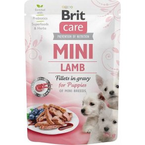 BRIT Care Mini Puppy Lamb - Vdt hundefoder - 85 g