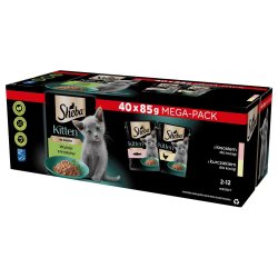 Sheba Kitten Udvalg Af Smag I Sauce - Vdfoder Til Katte - 40X85 G