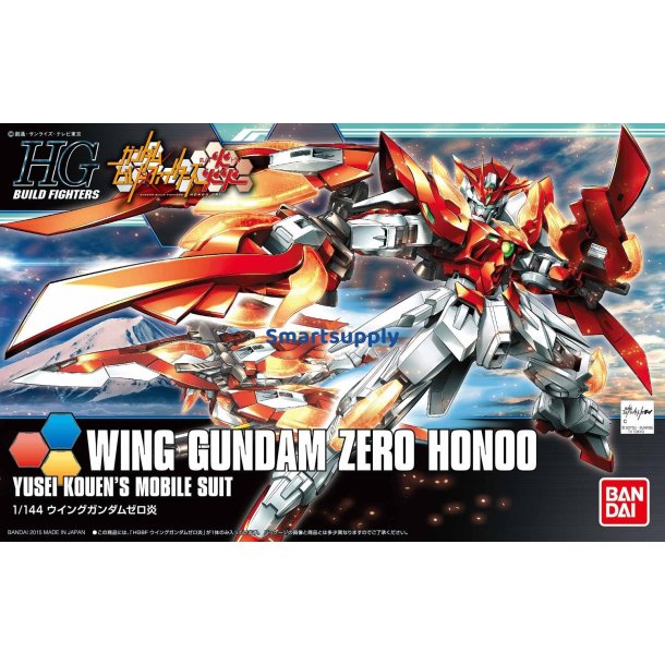 Bandai [033] Hgbf Wing Gundam Zero Honoo Children Samlerfigur