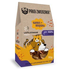 PAKA ZWIERZAKA Samo Misko Tuna - godbid til hund - 70g