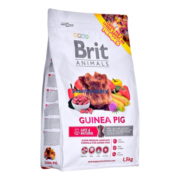 Brit Animals Marsvin Complete - Trfoder Til Marsvin - 1,5 Kg