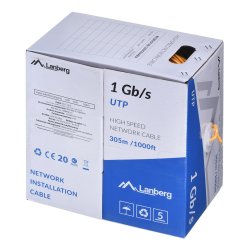 Lanberg Kabel Utp 1Gb/S 305M Wire Cca Orange