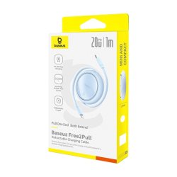 Baseus Free2Pull - udtrkkelig kabel 20 W USB-C - Lightning, 1 m (bl)
