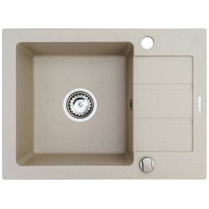 Enkeltvask med aflb Maidsinks Promo 76x44 1B 1D E070053701