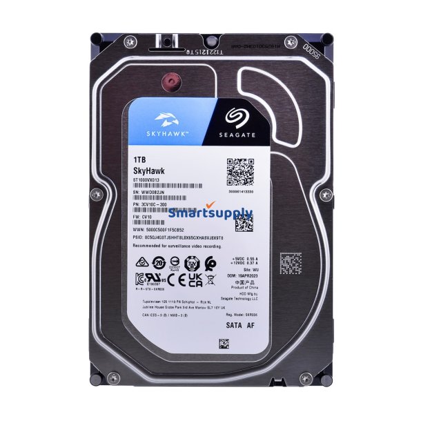 Seagate SkyHawk harddisk 1 TB 256 MB 3.5" Serial ATA III (ST1000VX013)