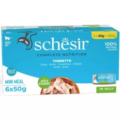 Schesir Tun I Gel&eacute; - Vdfoder Til Katte - 6X50g
