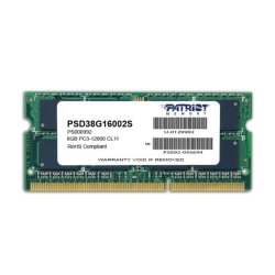 Patriot Memory 8GB PC3-12800 hukommelsesmodul 1 x 8 GB DDR3 1600 Mhz