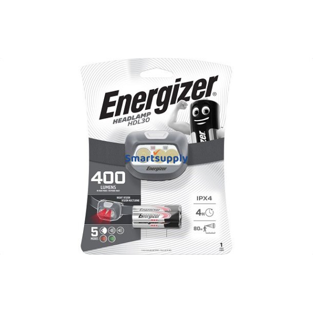 Energizer Lommelygte Forlygte Hdl30 3Aaa 400 Lm