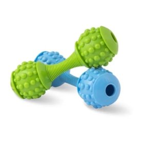 HILTON Dental Dumbbell i termoplastisk gummi 15 cm - hundelegetj - 1 stk.