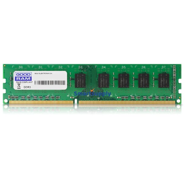 Goodram 4GB PC3-10600 hukommelsesmodul 1 x 4 GB DDR3 1333 MHz