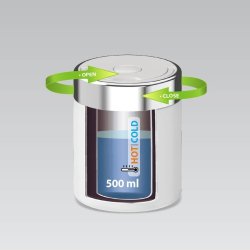 Maestro Middagstermoskande Mr-1649-50 500 Ml, Hvid