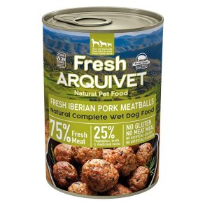 ARQUIVET Fresh Iberian Pork Meatballs - vdt hundefoder - 400g