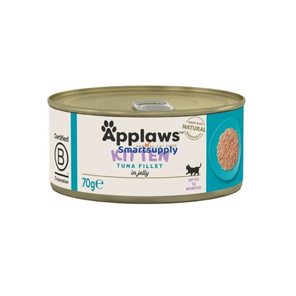 APPLAWS Kitten Tuna fillet in jelly - vd kattefoder - 70g