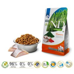 FARMINA N&D Spirulina Herring Adult Med/Maxi - trfoder til hunde -7 kg