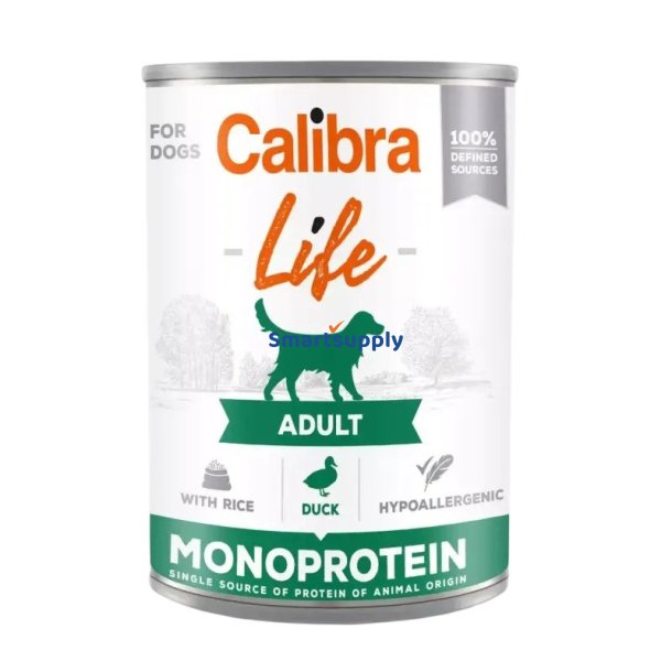 Calibra Life Adult Duck Med Ris - Vdfoder Til Hunde - 400G