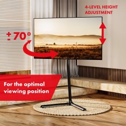 Maclean Tv-Gulvstativbeslag, 32-70", Maks. Vesa 400X400, Maks. 40 Kg, Mc-494