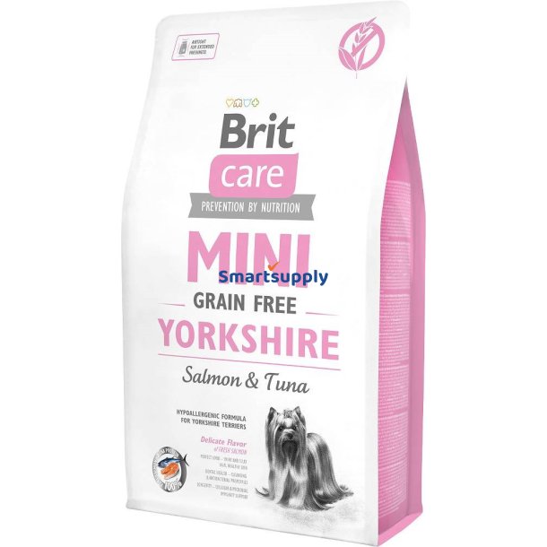 BRIT Care Mini Yorkshire Grain Free Salmon with tuna - trfoder til hunde - 7 kg