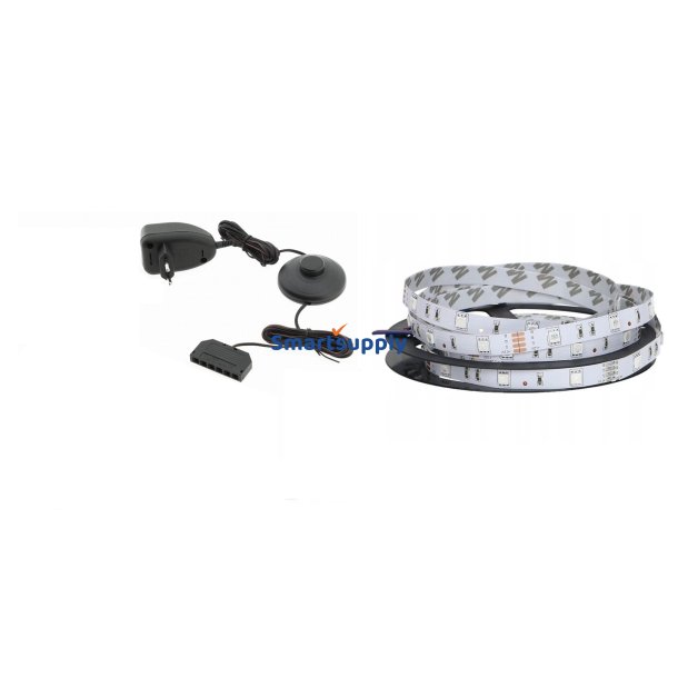 QIU sengebordsbelysning 2 stk. bl